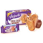 Biscotti Cereal Cacao Vitasnella - Crema Al Cacao -253 gr - 5 pz