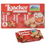 Biscotti Wafer Loacker - Classic Napolitaner - 4 Snack da 45 gr