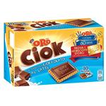 Biscotti Oro Ciok Cioccolato Al Latte - 1 Confezioni da 10 Snack
