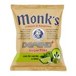 Caramelle Monk's - Defend+ Con Te' Verde e Lime - Bustina 46 gr Senza Zuccheri