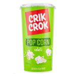 Tubo Patatine Crik Crok - Pop Corn - Salati - 12 Tubi da 75gr