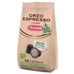 Orzo Espresso in Capsule - Crastan Biologico - Compatibili Nespresso - 10 Pezzi