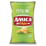 Busta Patatine - Amica Chips - Pepe & Lime - 21 Buste da 50 g