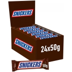 Barretta di Cioccolato - Snickers 50 gr - 24 Pezzi